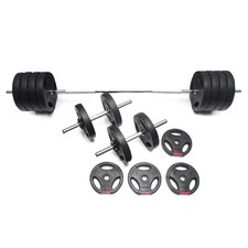 Body Power 57kg Tri-Grip Vinyl Weight Set
