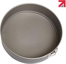 9" Springform Cake Tin Loose Base Non Stick Baking Dish Round Pan Sponge Tin