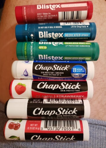 Assorted flavors blistex - , 7-assorted