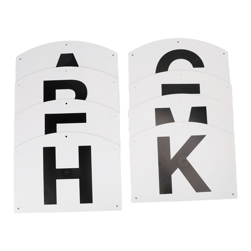 Dressage letters wall mount - 8x,