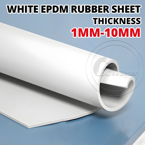 White epdm rubber sheet - white, plate