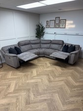 Grey DFS Ronan Corner Power Recliner Sofa - Delivery Available