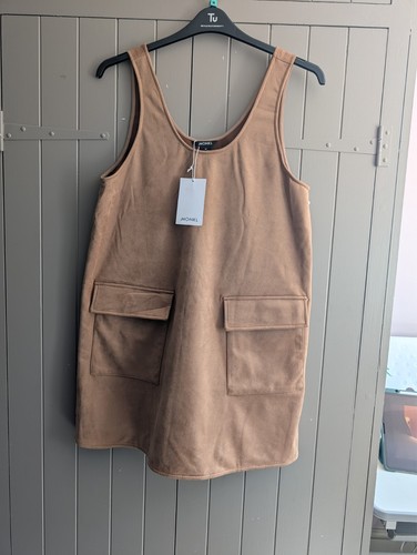 Monki bnwt brown faux suede - faux,