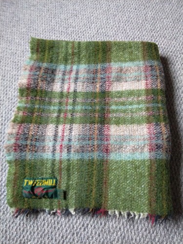 Tweedmill green check blanket - tweedmill,