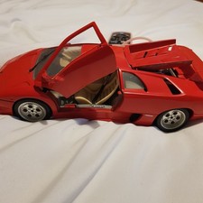 Lamborghini Burago Murcielago, red, 1/18,  doors / boot / bonnet open 