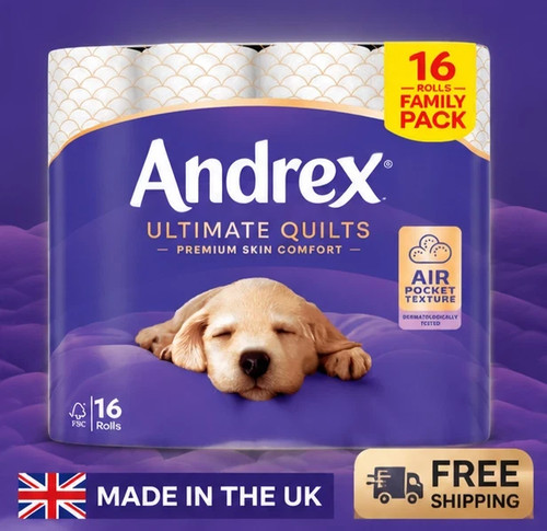 Andrex ultimate quilts toilet - andrex,