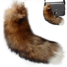 Plush-Fox Tail Keychain Furry