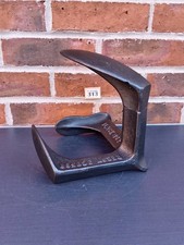 Vintage Cast Iron Shoe Last Cobblers Anvil Old Metal Triple Foot ? T313 MH
