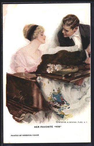 Artist harrison fisher - harrison, her