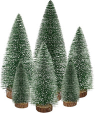 6Pcs Mini Christmas Trees