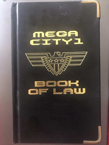 Judge dredd law book - judge,