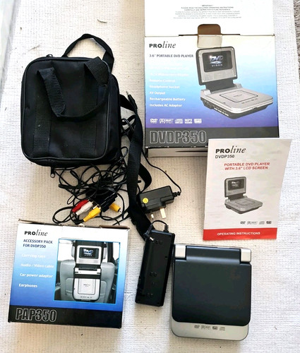 Proline dvdp350 portable - proline, 3.6"