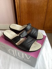 Gluv Black Sandals UK Size 5