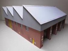 OO Gauge Locomotive Shed Model