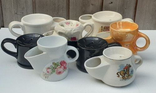 Vintage shaving mugs - vintage,
