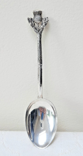 Silver coffee spoon with