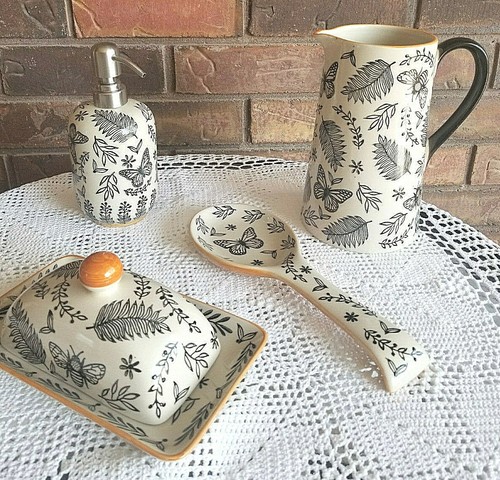 Piece stoneware black - (black,, off