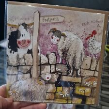 Alex Clark Card  any occasion card "Stone Wall"