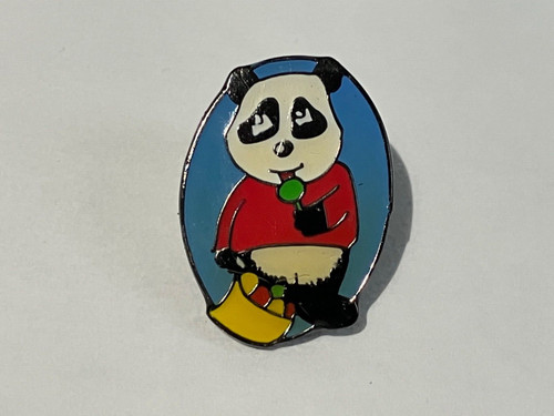 Panda enamel pin badge - panda,