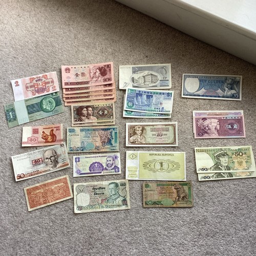 Lot world banknotes - 26,