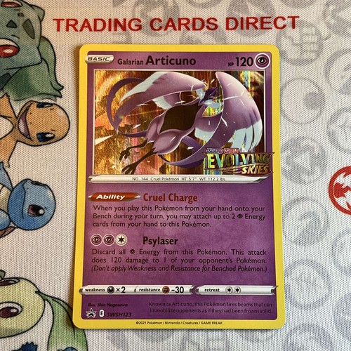 Galarian articuno swsh123 holo - swsh123,