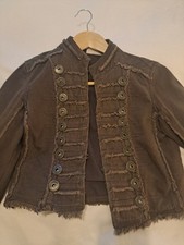 Gorgeous Pilot Vintage Brown Military Style  Cropped Jacket XS/S (UK 6/8)