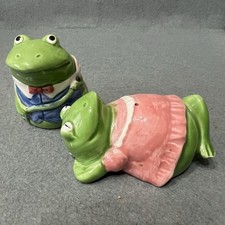 Vintage Frog Salt And Pepper
