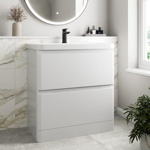 Modern bathroom vanity unit - modern,