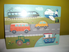 Wooden Puzzle Vehicles