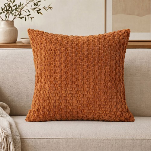 New plain plush cushion - cushion, cover