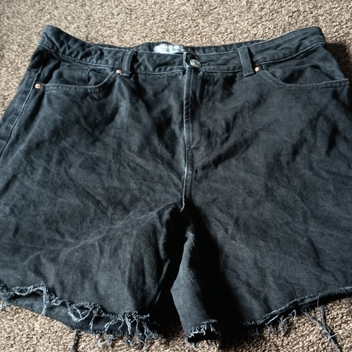 Primark black denim cut - denim, off