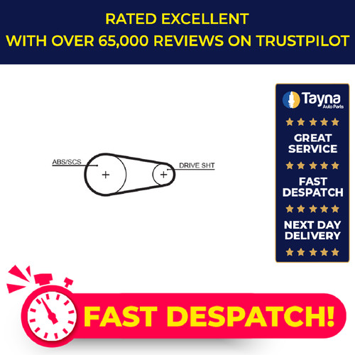 Timing belt fits ford - fits,