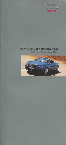 Car price list brochure - car,