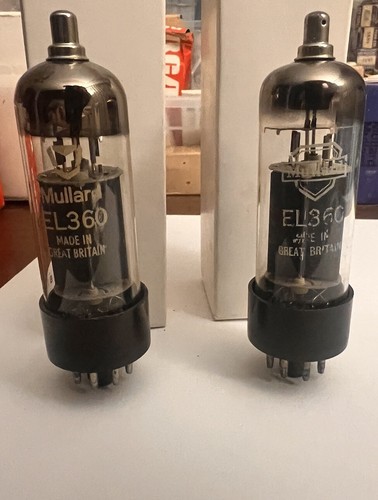 Nos pair el360 cv5830 - pair, mullard