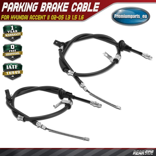 Handbrake cables rear side - handbrake,