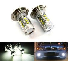 2x H7 499 477 High Power LED 80W Projector No Error HeadLight Fog Light DRL RZG