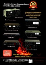 SOUND-ON-SOUND MAGAZINE ADVERT 12X9" THERMIONIC CULTURE SOUNDING GEAR