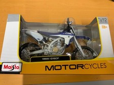 Maisto YAMAHA YZF 450 F 1:12 Die-Cast Motocross MX Toy Model Bike Blue 