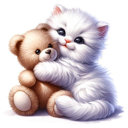 Persian kitty cat vinyl - kitty,