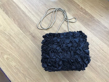 REISS Small Evening Bag Black