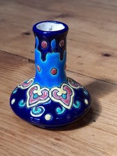 LONGWY French Vase LUQ6 1900-1939 Emaux Enamelled Style Art Deco