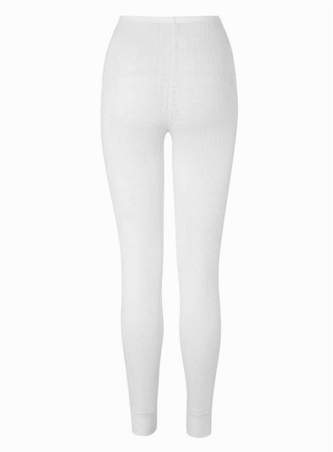 Womens white thermal long - thermal,