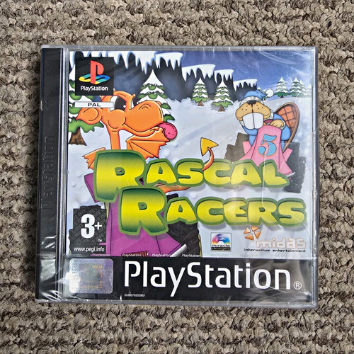 Rascal racers ps1 sealed - rascal, ps1,