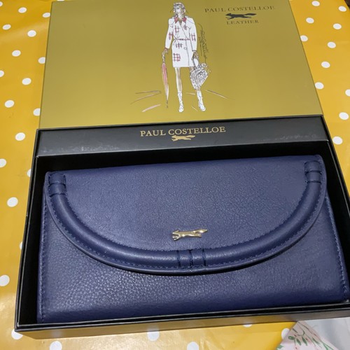 Paul costelloe navy - paul, leather