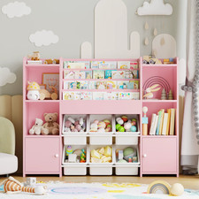 Toy Storage Unit White Kids