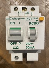 Crabtree Polestar RCBO 32A