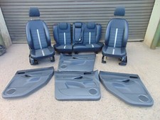 Ford Kuga Interior seats 1/2 Leather mk1 08-12 Black  Door cards complete bench