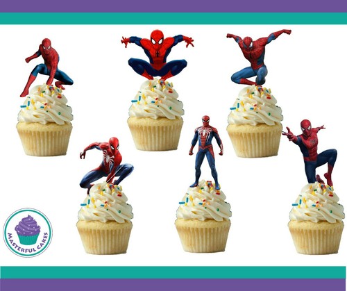 Spiderman figures - 12, or