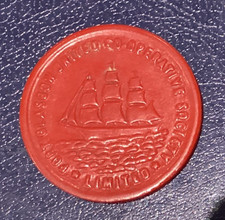 SCOTTISH CO-OPERATIVE TOKEN : PORT GLASGOW UNITED CO-OP : BEST HOUSE COAL  1 CWT