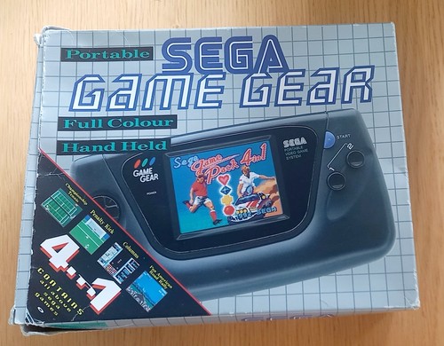Sega game gear handheld - game,